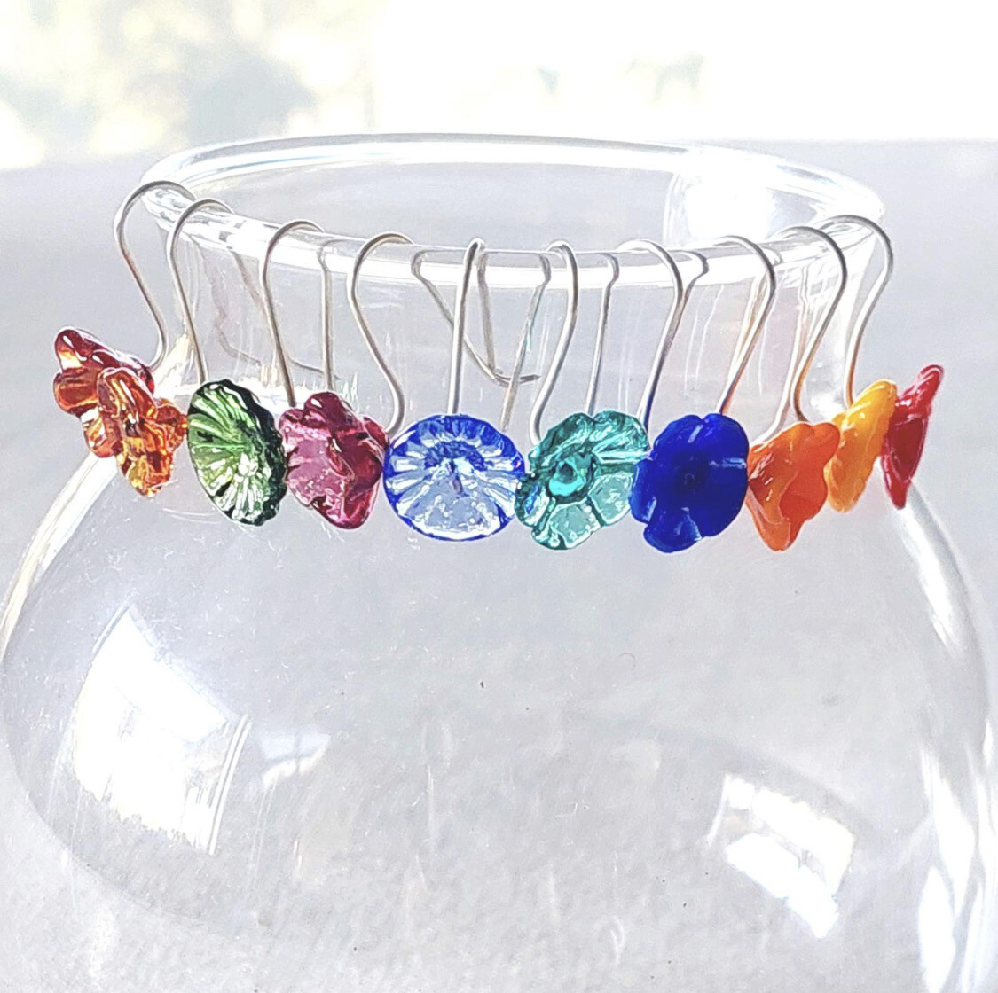 Lampwork Glass Earrings By Rainey Designs