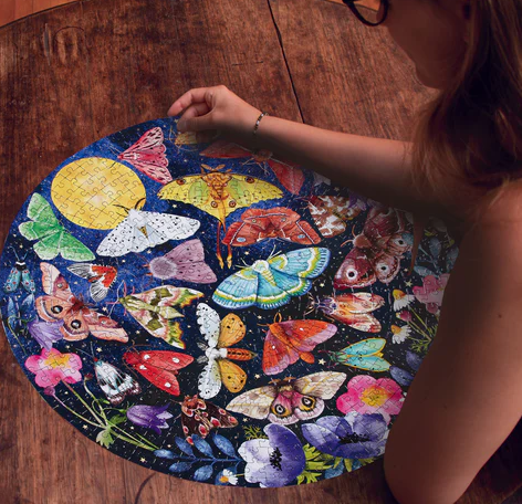 500 Piece Round Puzzles, eeBoo