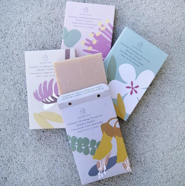 Natural Clothing Protector Drawer / Wardrobe Scent Block by Manuka House NZ