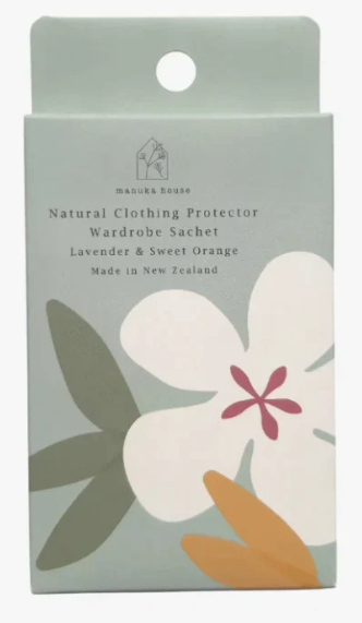 Natural Clothing Protector Drawer / Wardrobe Scent Block by Manuka House NZ