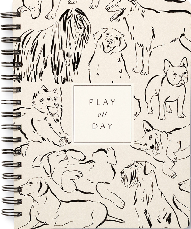 Spiral Wire Journals, Compendium, Designs: 1. Play All Day