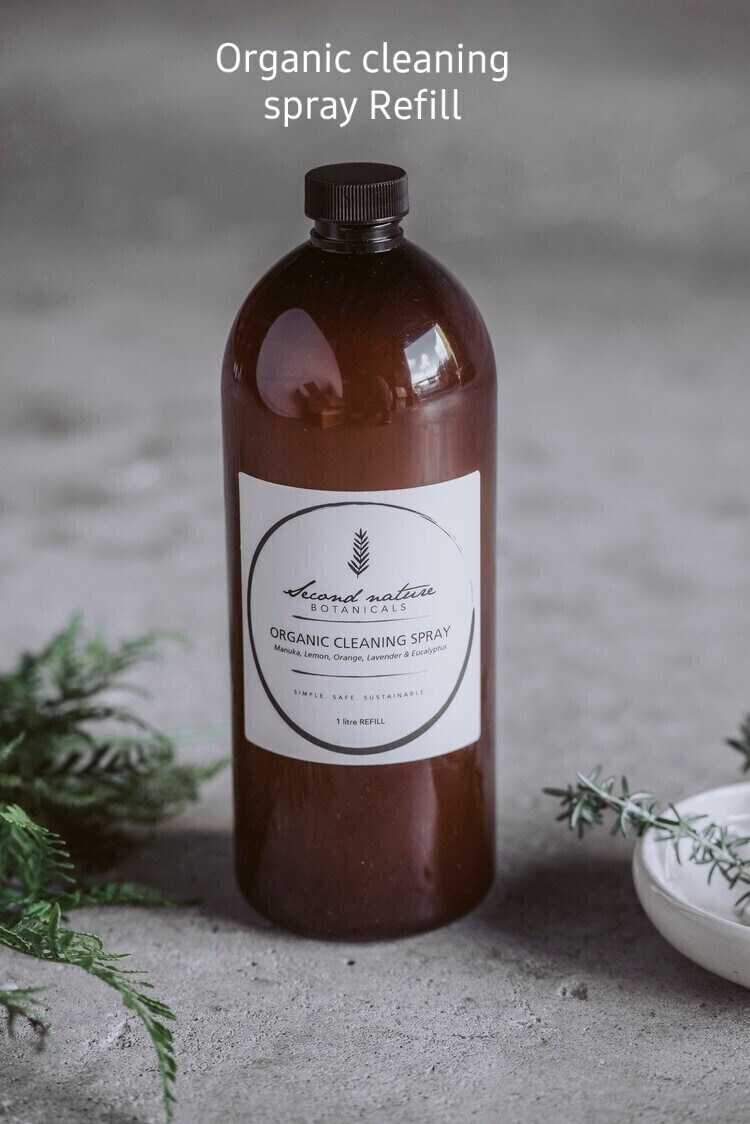 1 Litre Refill Natural  Second Nature Botanicals, Type: 2. Organic Cleaning Spray