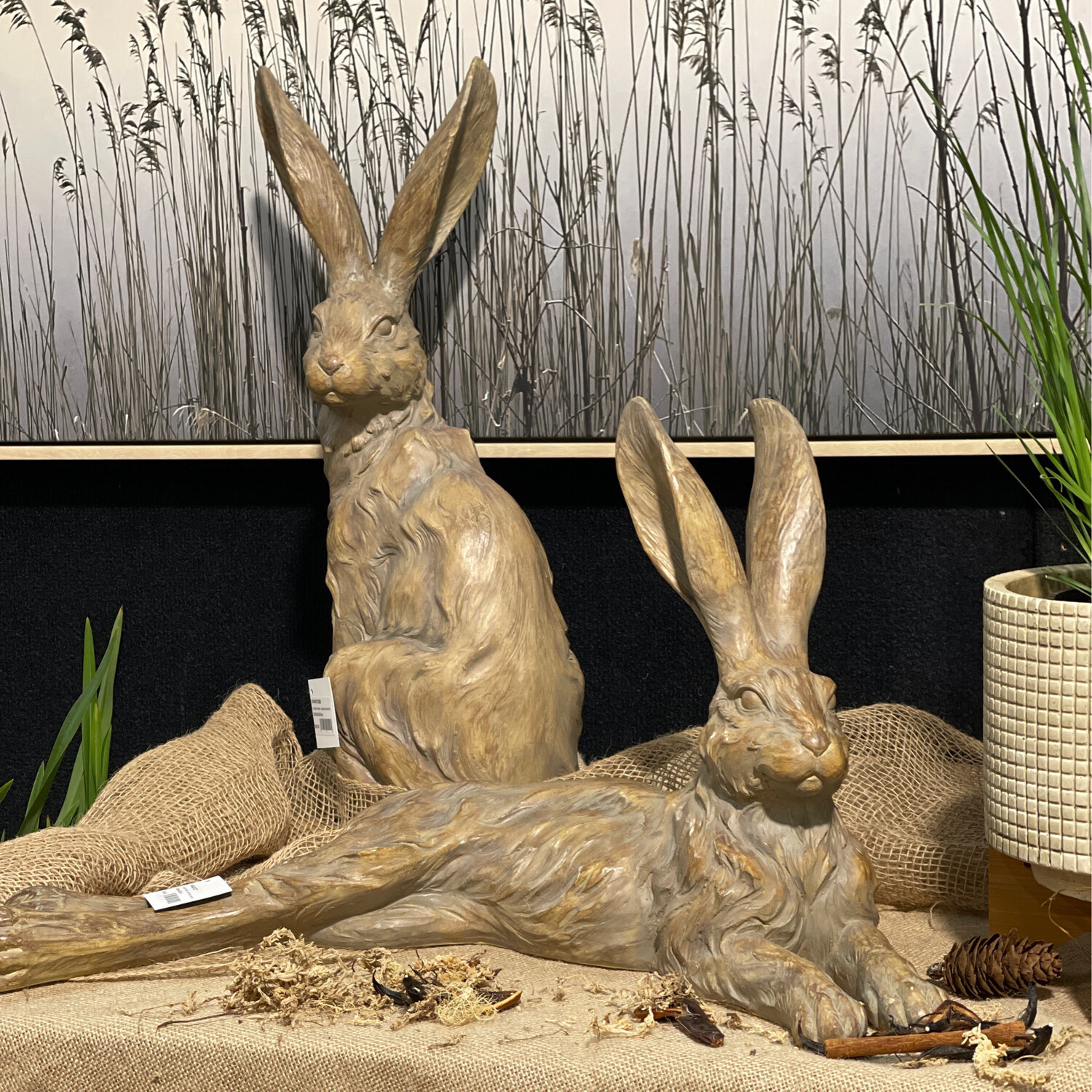 Hare Statues