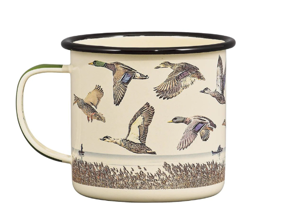 Enamel Mugs 500ml, Gentlemen's Hardware, Design: 1. Lake &amp; Ducks