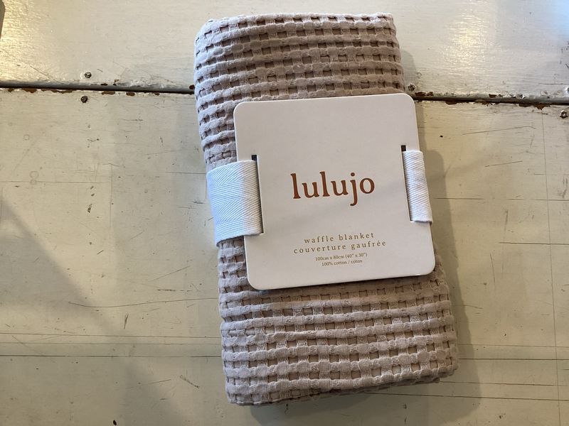100% Cotton Waffle Blanket by lulujo