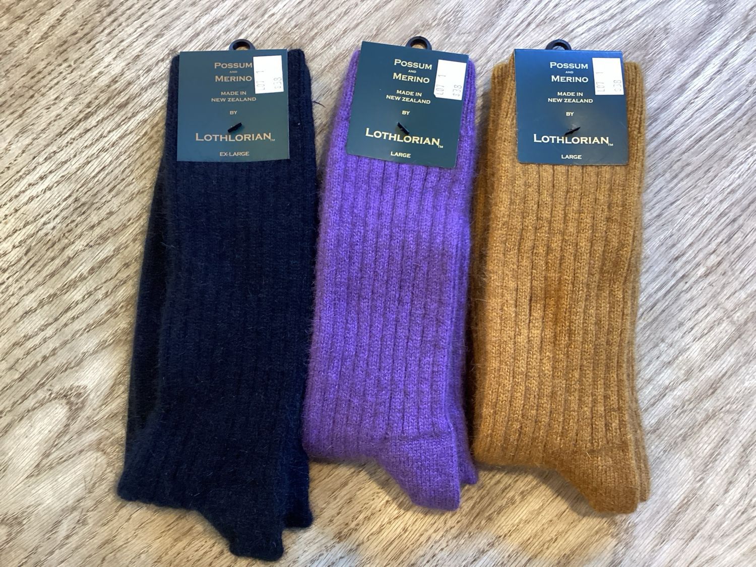 Lothlorian Knitwear Possum Merino Socks