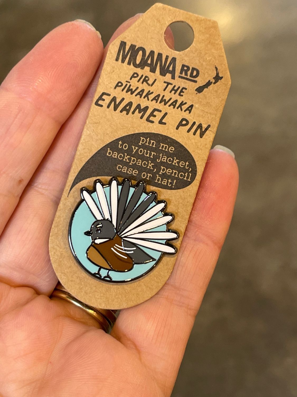 NZ Birds Enamel Pin by Moana Road