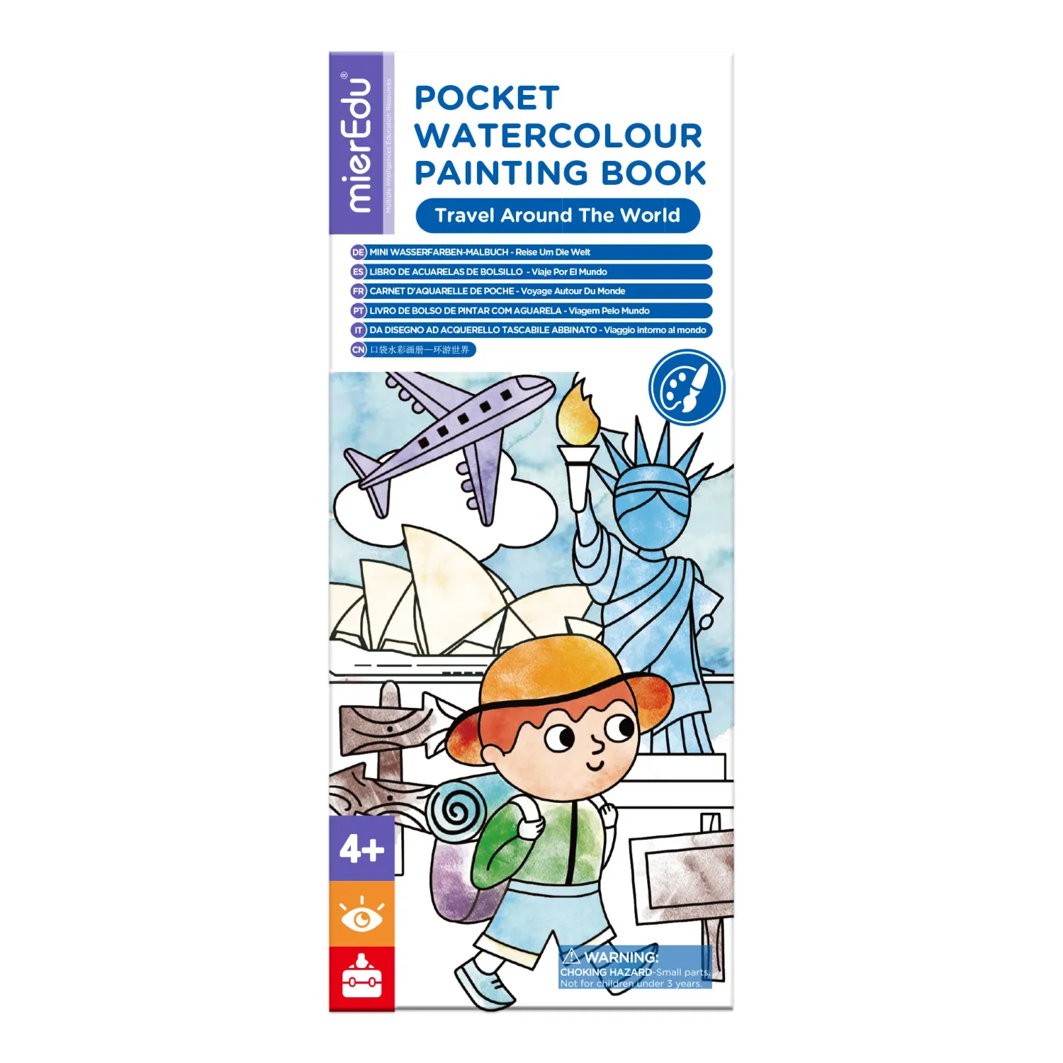 Pocket Watercolour Paint Book, Paint books: 1. Travel Around the World