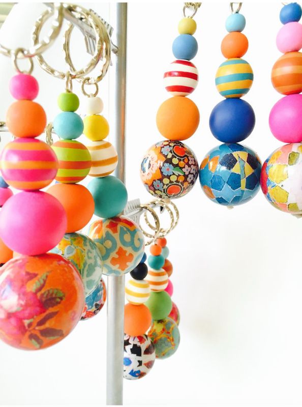 Twigg Key Chains, Anna Keyring, Daisy Keyring