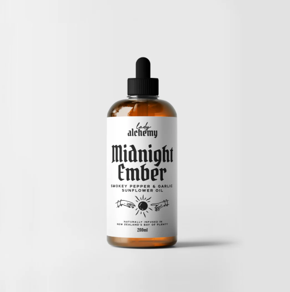 Lady Alchemy Sauces, Design: 1. Midnight Ember