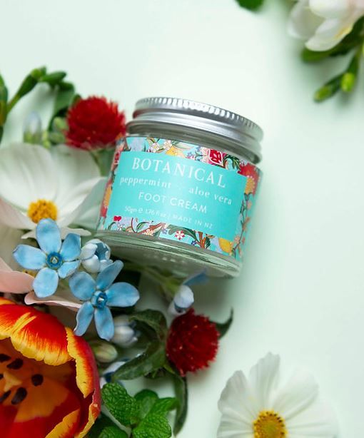 Foot Cream Peppermint + Aloe Vera, Botanical