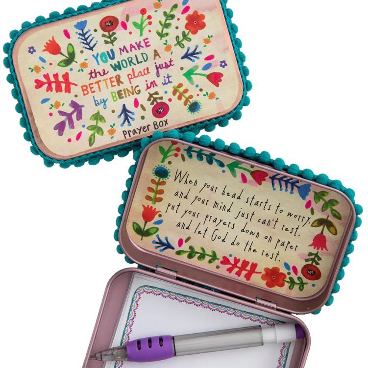 Prayer Tins, natural life, Design: 1. World a Better Place