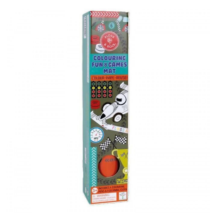 Floss &amp; Rock Colouring &amp; Fun Games Mat
