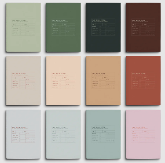 Creator’s Friend Fast Brain A5 Daily Productivity Planner
