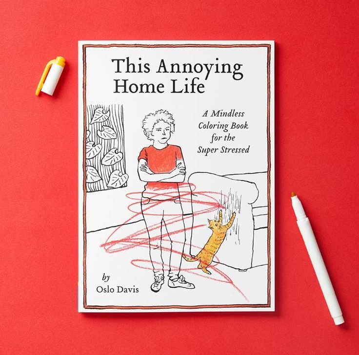 This Annoying Home Life - A Mindless Colouring Book For The Super Stressed by Oslo Davis