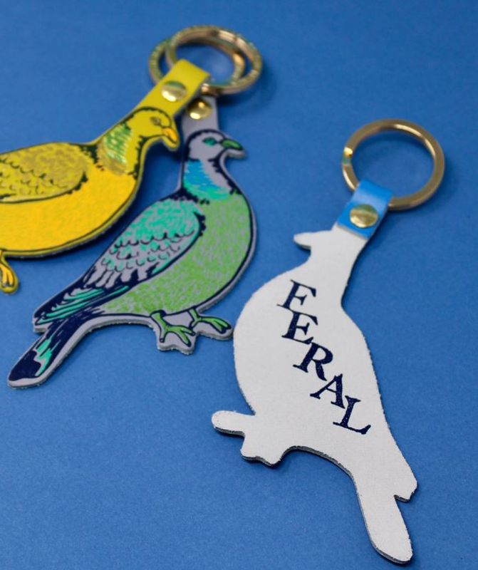 Ark Colour Design Leather Key Fob Keyring