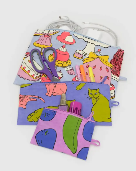 BAGGU Recycled Nylon Pouch Bags