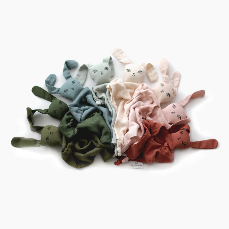 Burrow &amp; Be Muslin Bunny Comforter