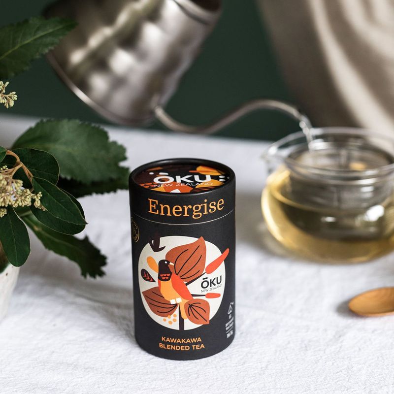 Ōku New Zealand Organic, 15 Teas Bags Tube