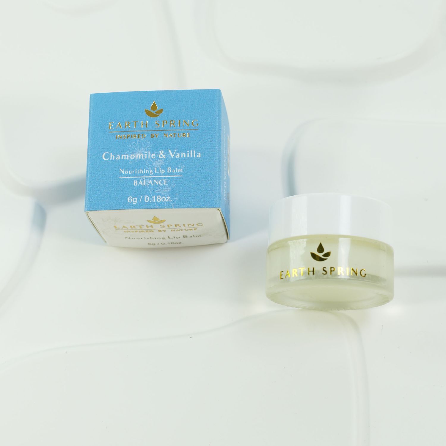 Earth Spring Lip Balms, Fragrance: 1. Balance - Chamomile and Vanilla
