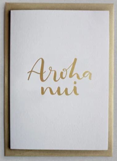 Maimoa Creative Cards, Style: 9. Aroha nui