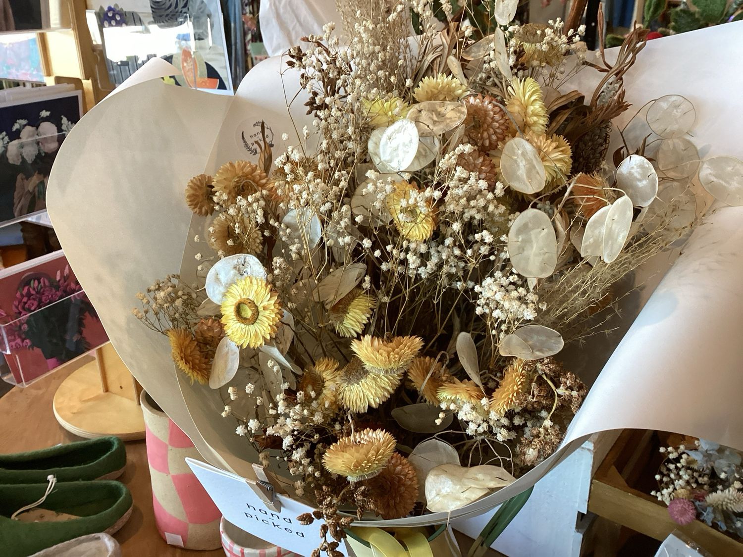Handpicked Large Dried Flower Bouquet By Kelly