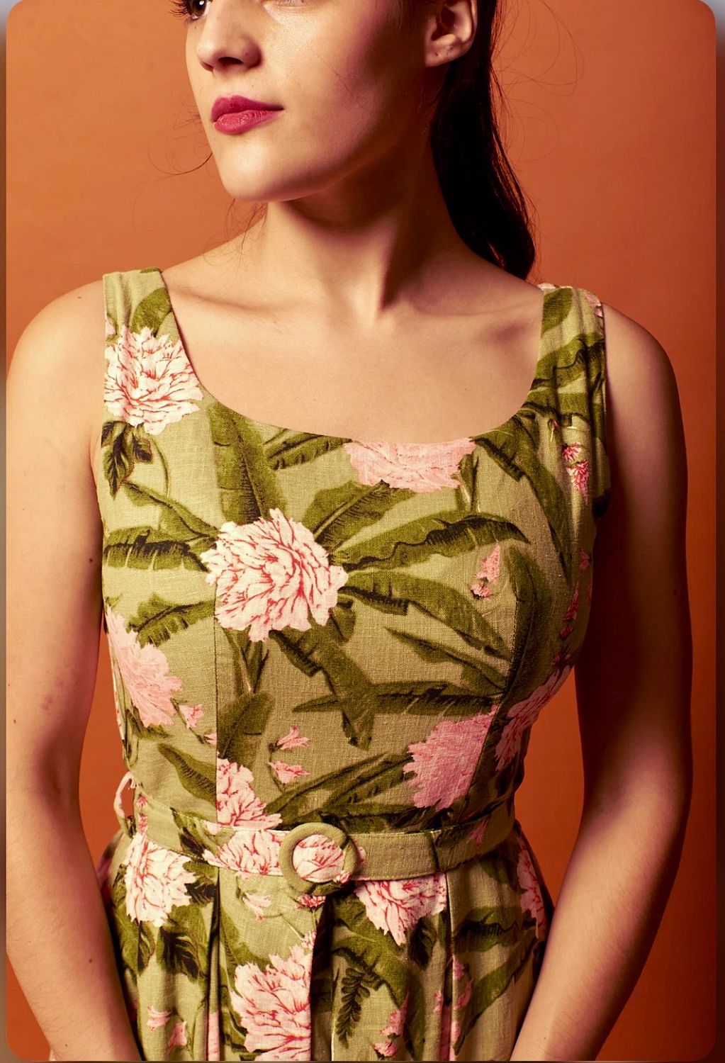 Elise Vintage Style Linen &amp; Cotton Dresses