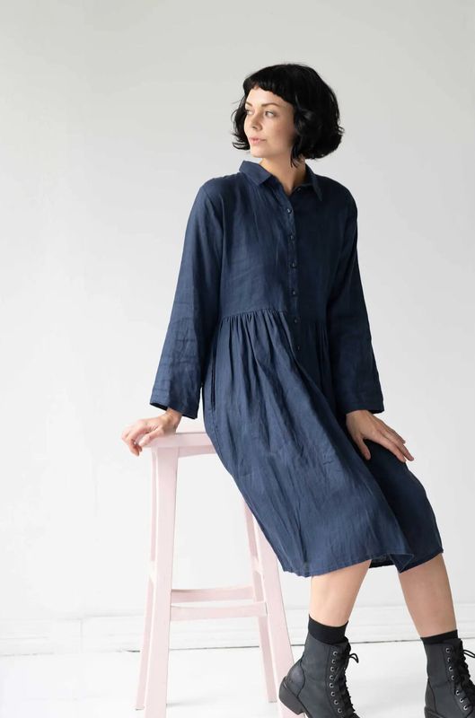 Lazybones Linen Dress