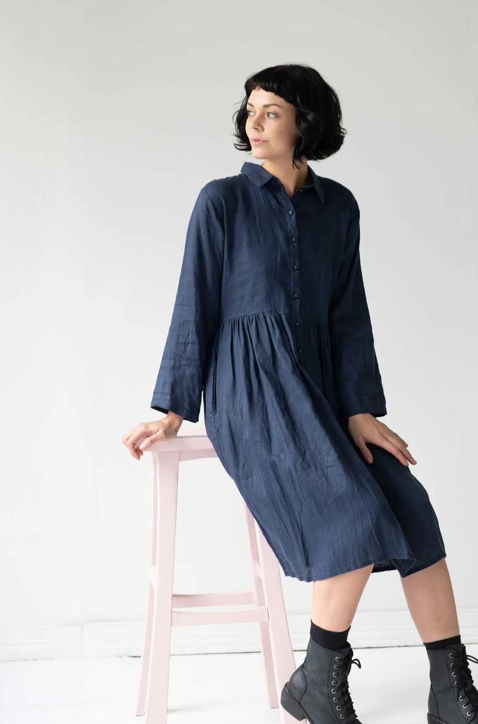 Lazybones Linen Dress
