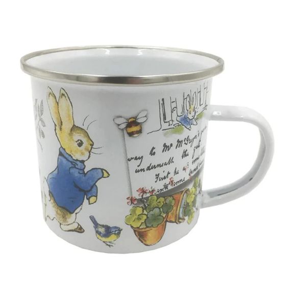 Peter Rabbit Beatrix Potter Enamel Cups &amp; Bowls
