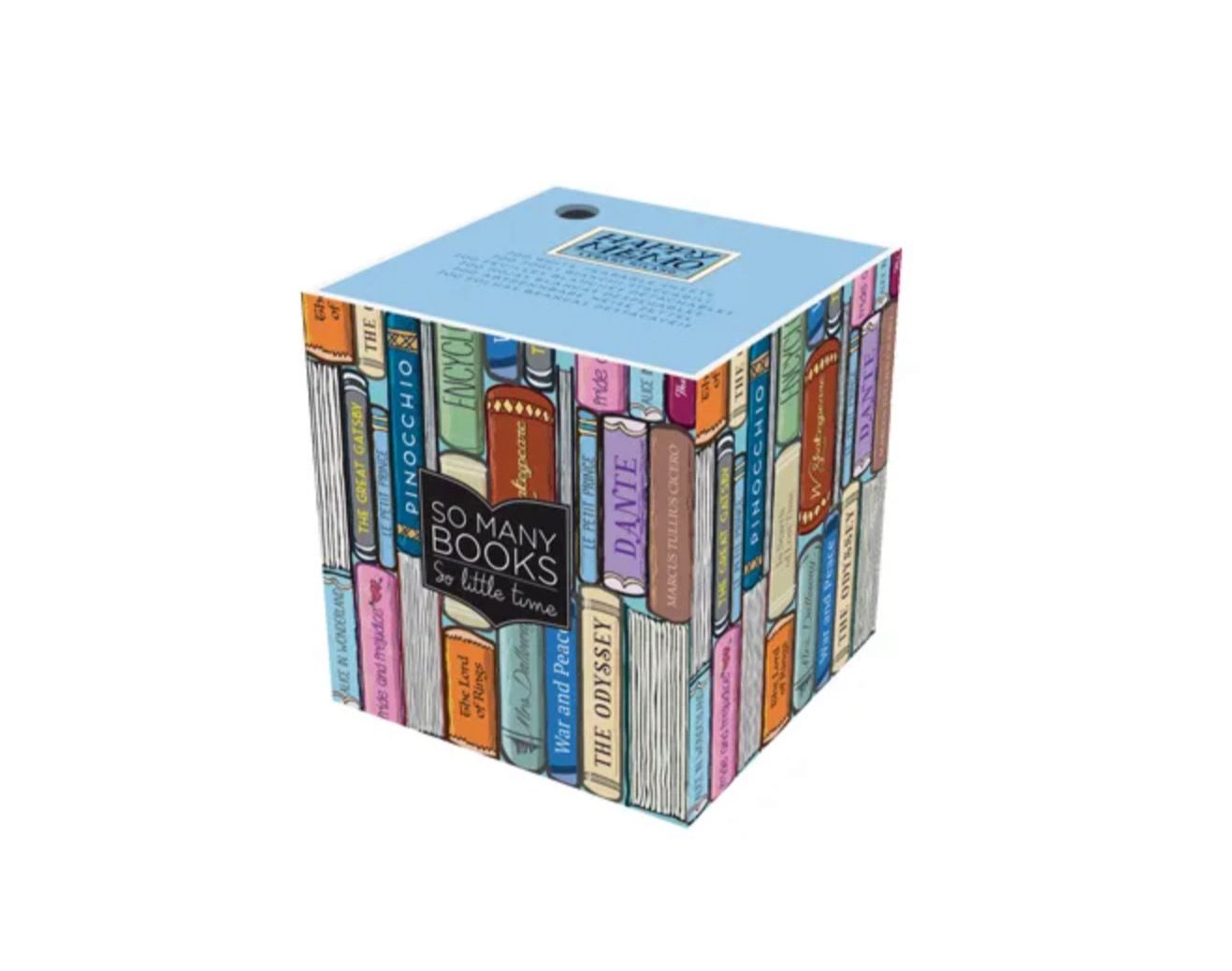 Memo Cube - So Many Books So Little Time
