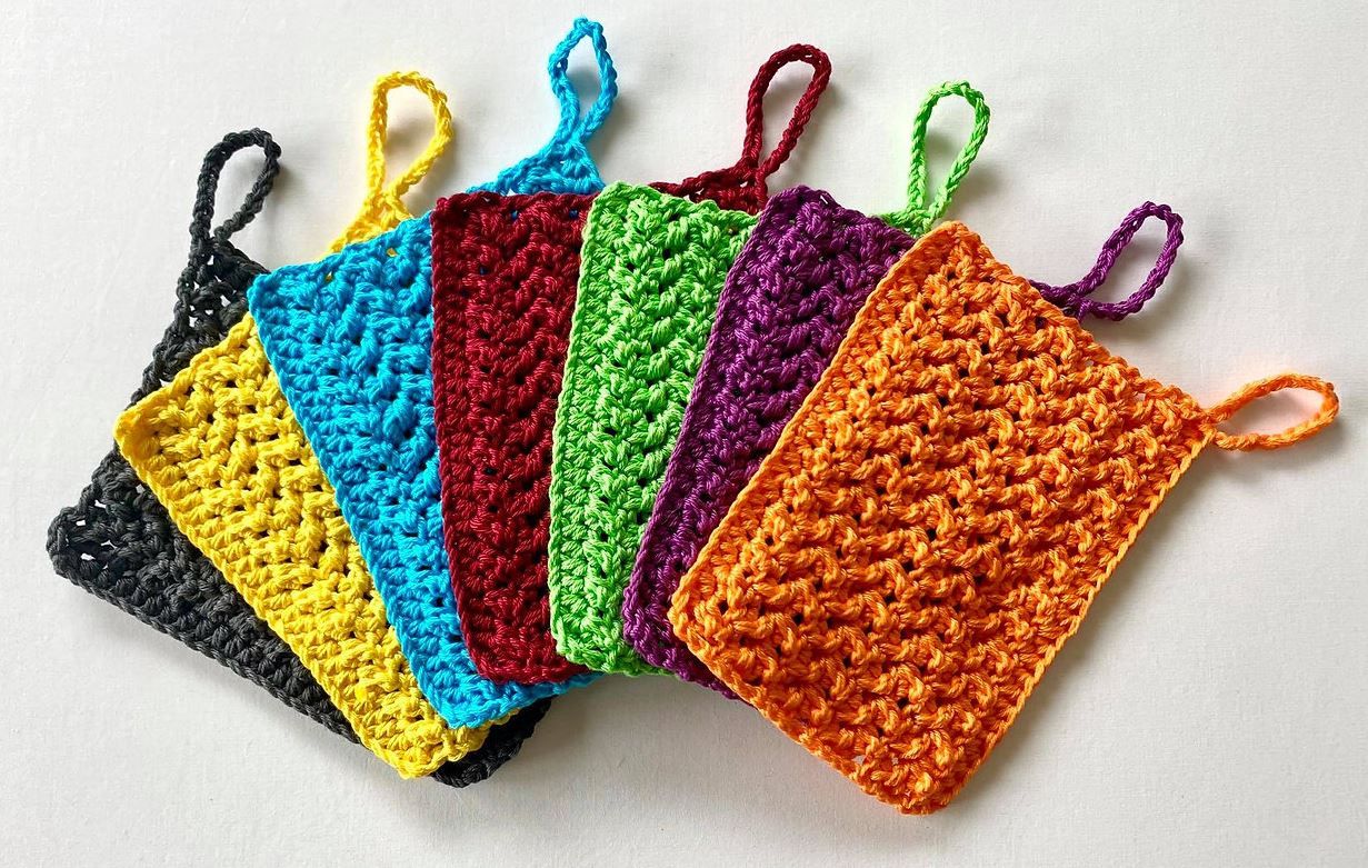 Cotton Dishcloth, Flower Power NZ Products