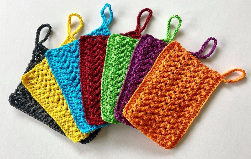 Cotton Dishcloth, Flower Power NZ Products