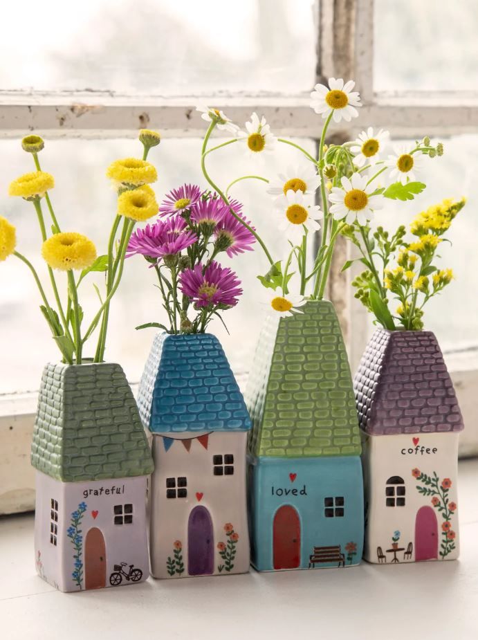 Mini Novelty Bud Vases by Natural Life