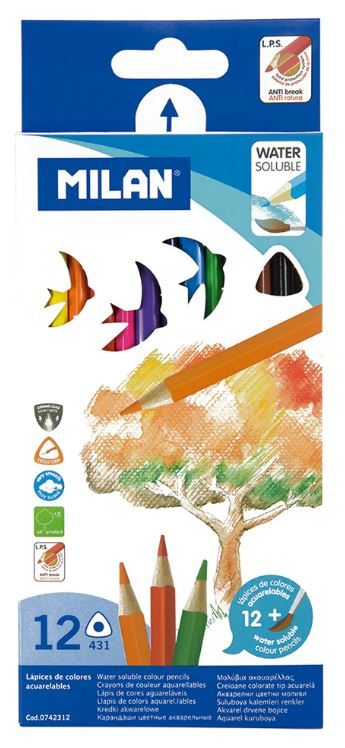 Milan Coloured Pencils Packs