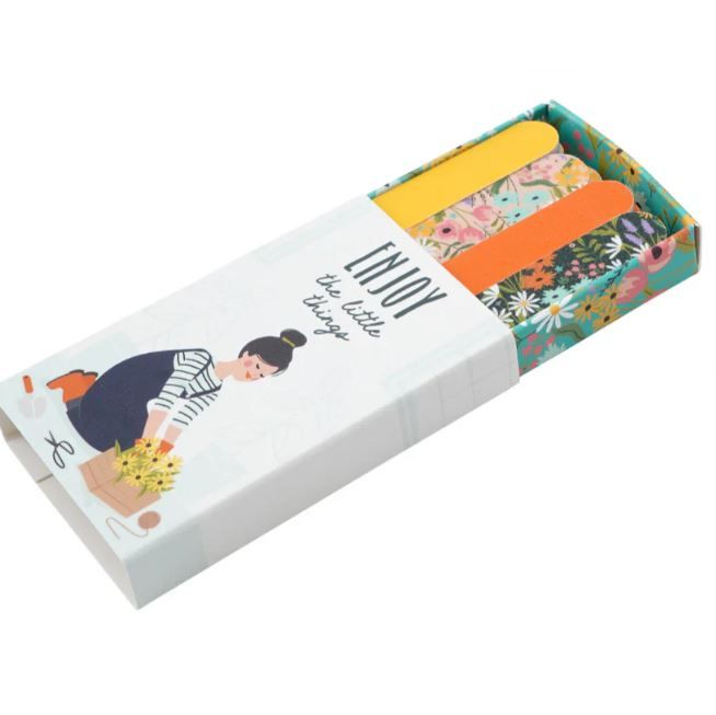 The Flower Market Matchbox Nail Files