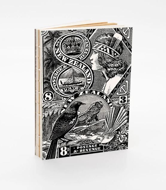 New Zealand Vintage Stamp Notebook