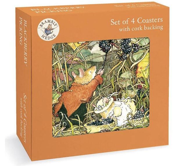 Set Of 4 Coasters Museums &amp; Galleries - Brambly Hedge