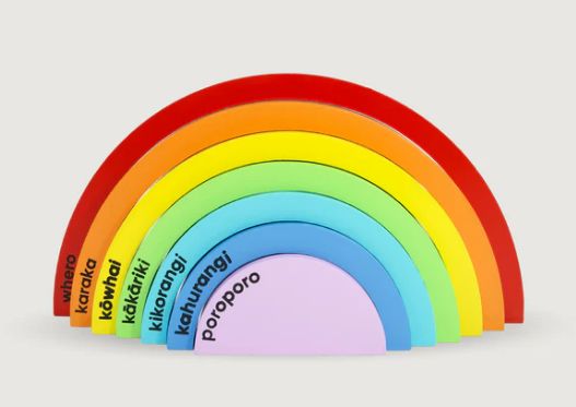 Te Reo Māori Rainbow Blocks