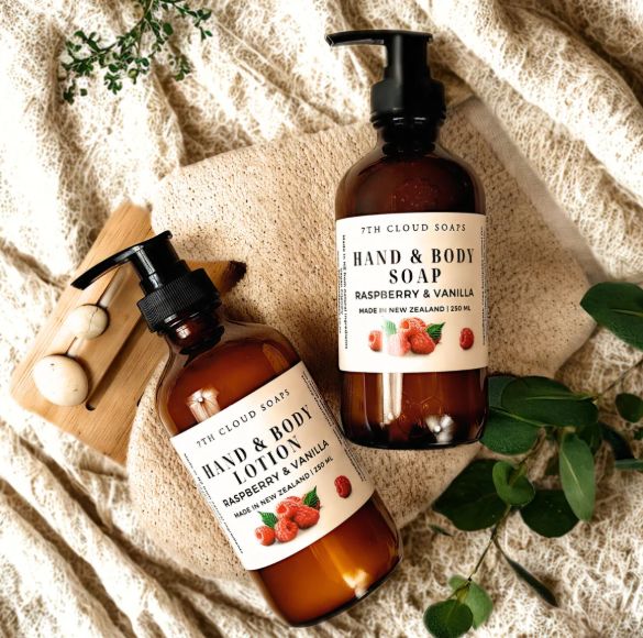 7th Cloud Liquid Soap In Glass Bottle - NZ Made
