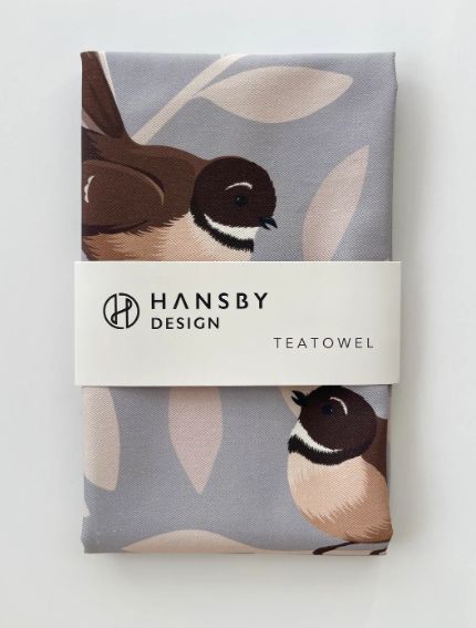 Hansby Design NZ Tea Towels Native Birds