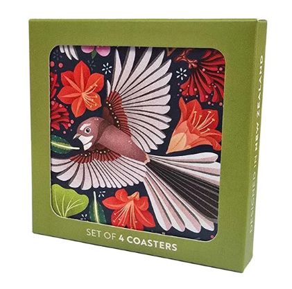 Catherine Marion set of 4 square coasters