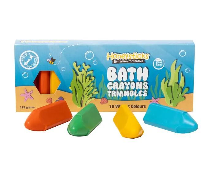 Honey sticks Bath Crayons And Drops, Style: 1. Bath crayons Triangle