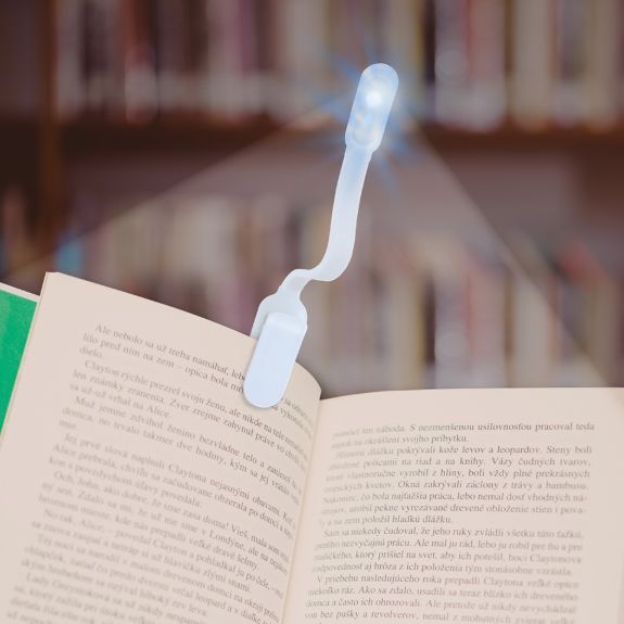 Nano Reading Light / Book Light Rechargeable Amber &amp; White Light Flexi