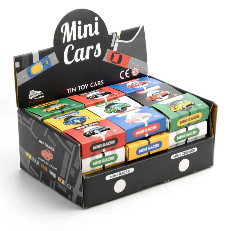 Small Tin Toy In Matchbox , Mini Racer Car &amp; Planes