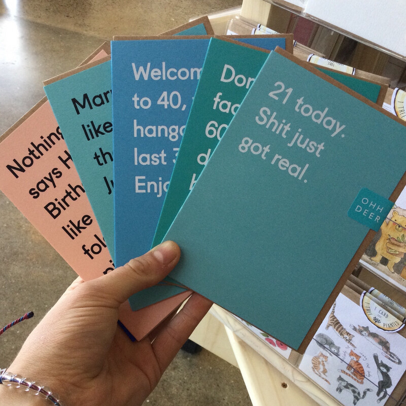 Ohh Deer Cards by Twin Pines , Emily Doliner, Just Saying