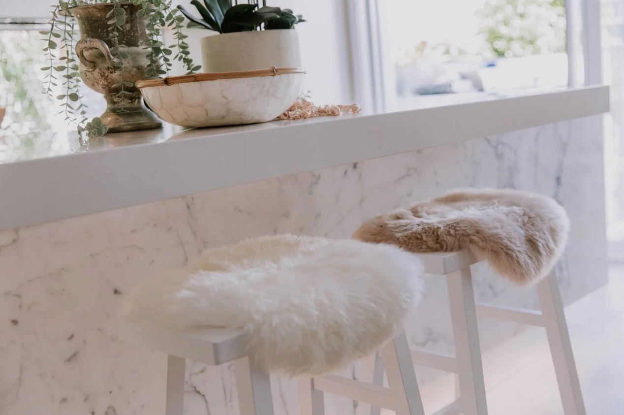 Auskin Fibre Sheepskin Square Cover Flat