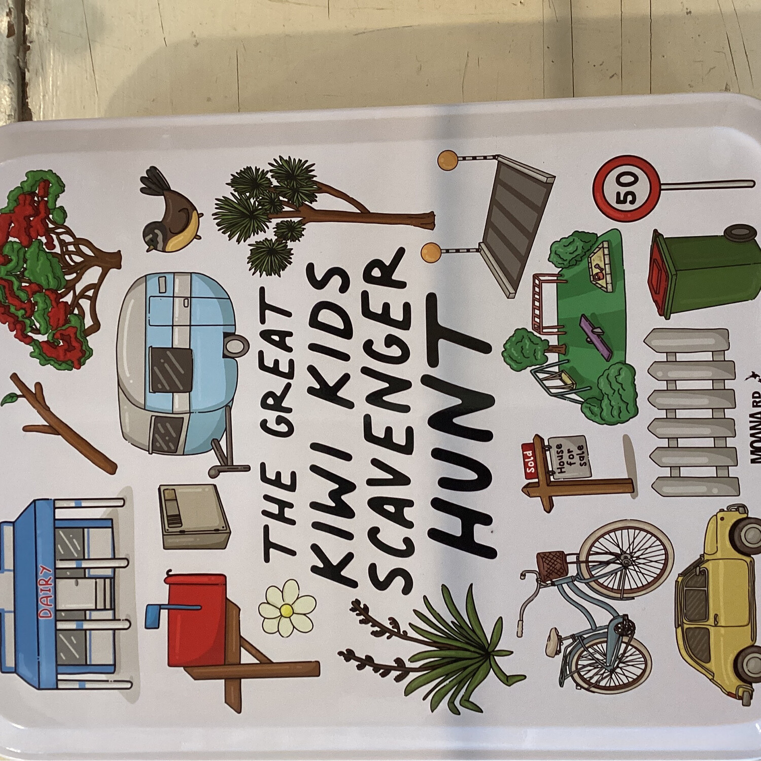 Moana Road The Great Kiwi Kids Scavenger Hunt Tin