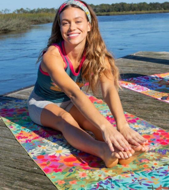 Microfibre Yoga/Beach Towel, Natural Life