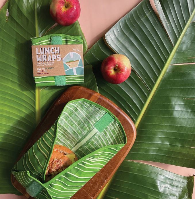 Bowl Covers &amp; Lunch Wraps plastic free, 100 Percent NZ
